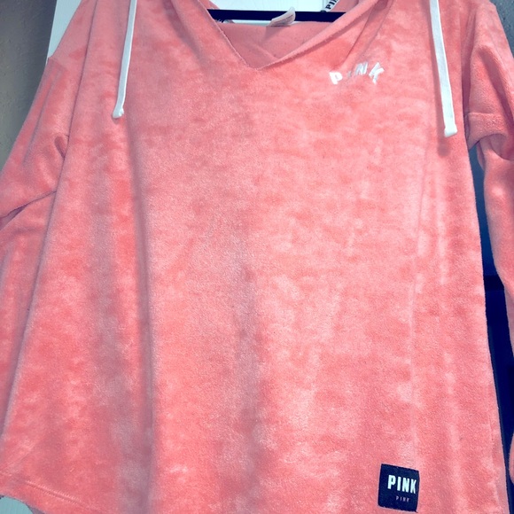 PINK towel hoodie - Picture 1 of 2